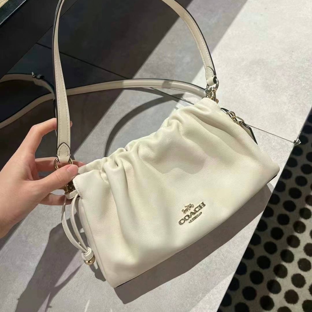 Nwtcoach Faye Shoulder Bag With Ruching (Coach Cv529)